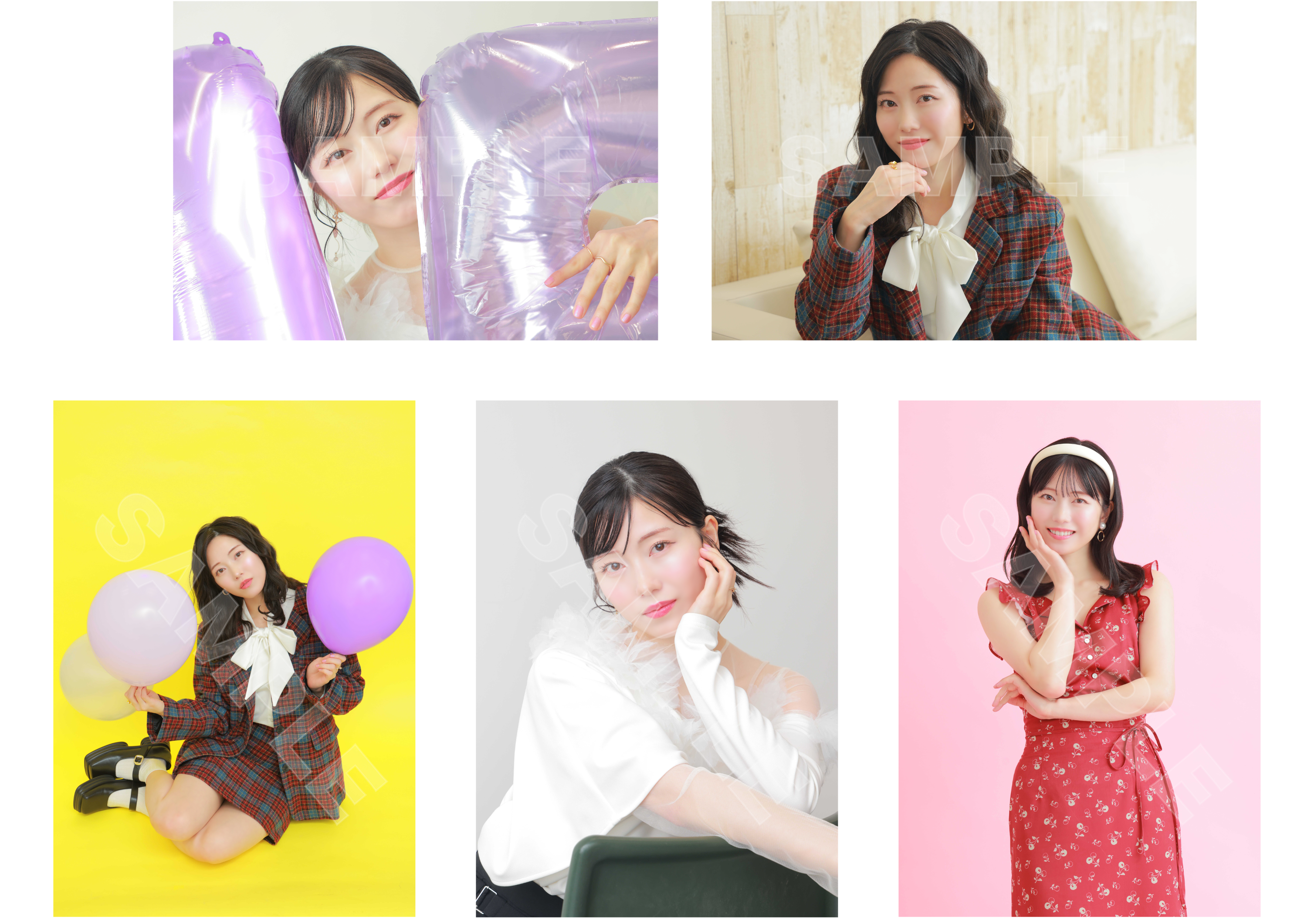 横山由依ミニ生写真セットA(5枚入り)