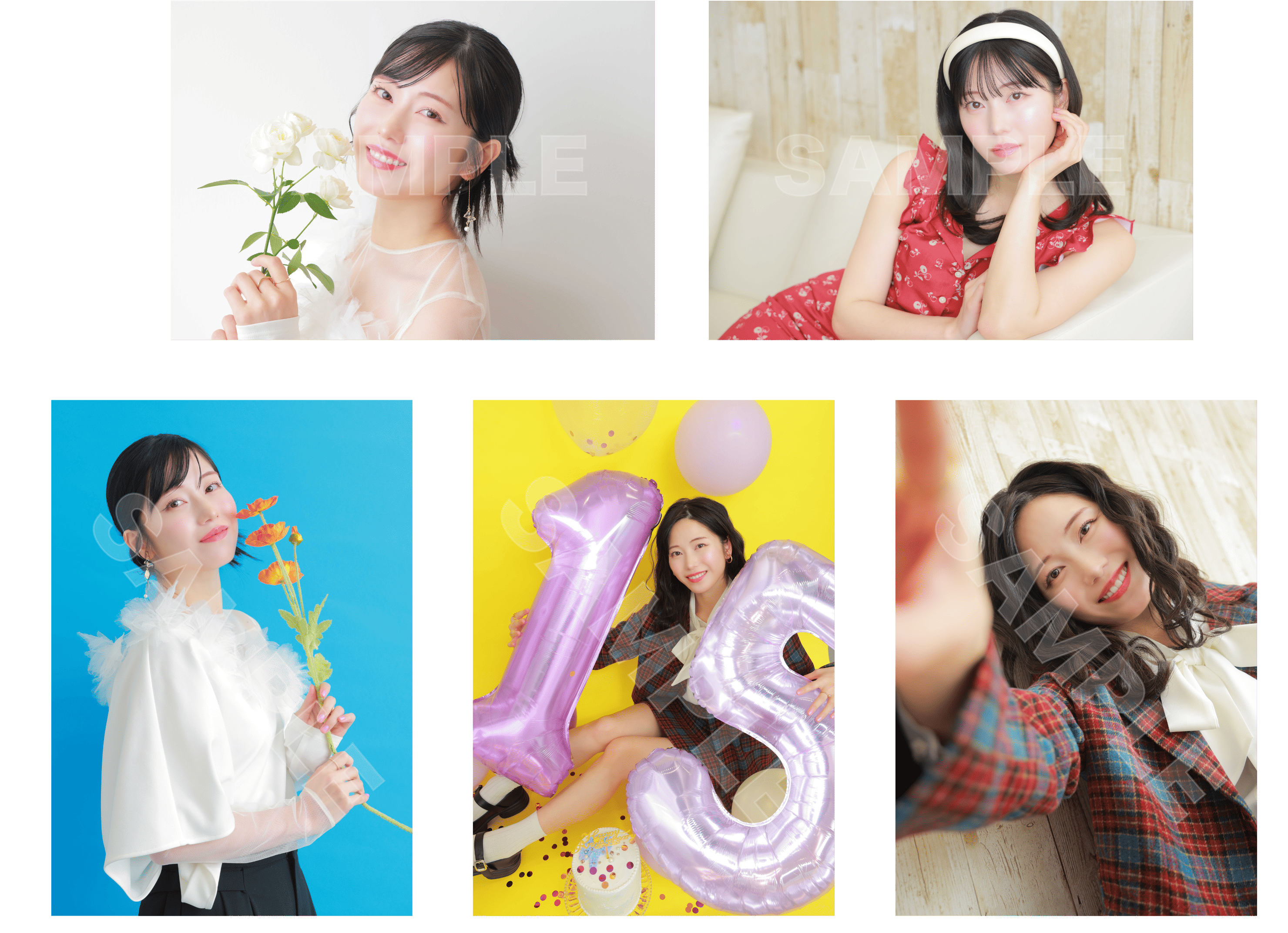 横山由依ミニ生写真セットC(5枚入り)