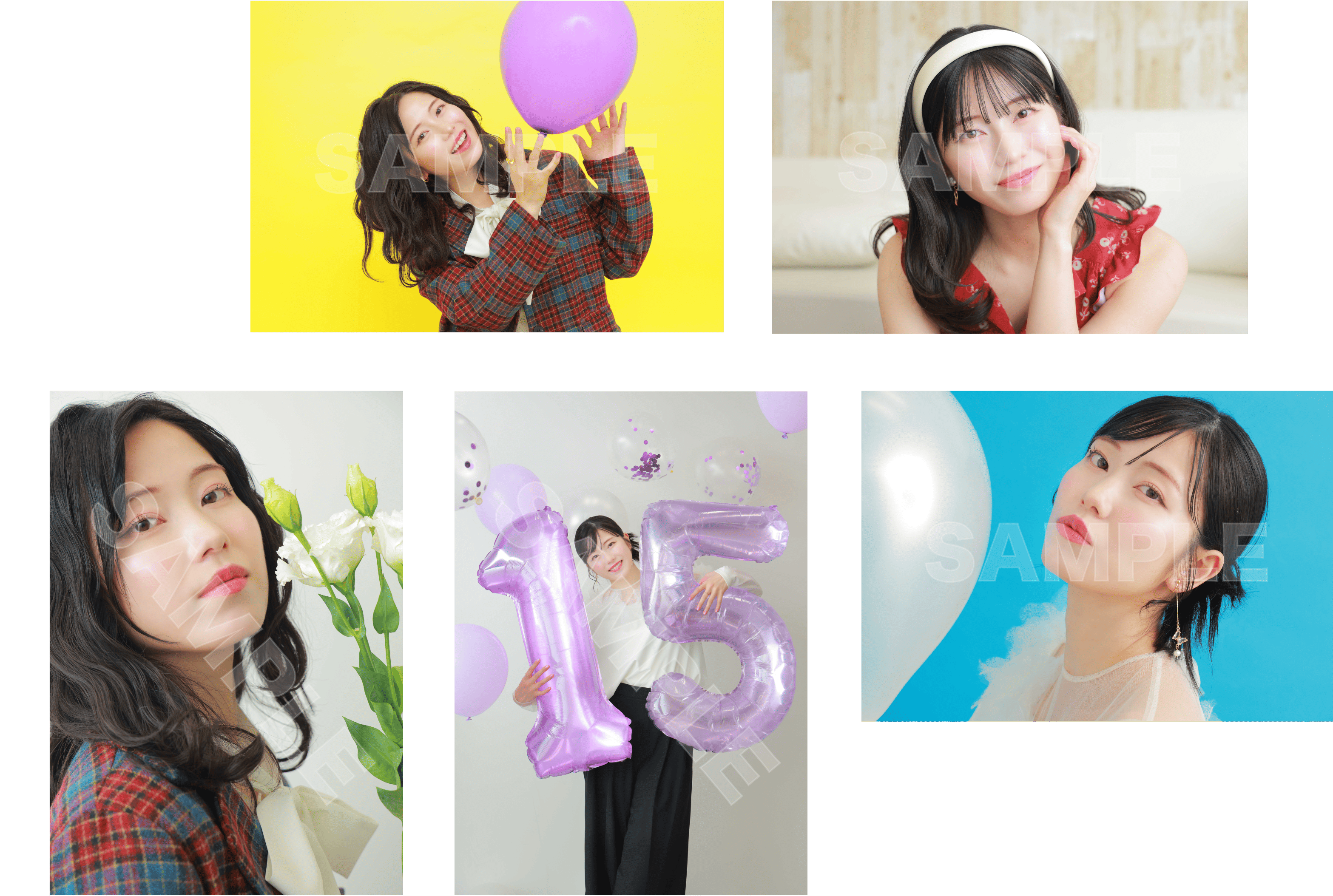 横山由依ミニ生写真セットD(5枚入り)